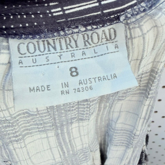 Country Road - Plaid Midi Skirt - 1990s vintage Australia Made - Size 8 (3927971123732778751)