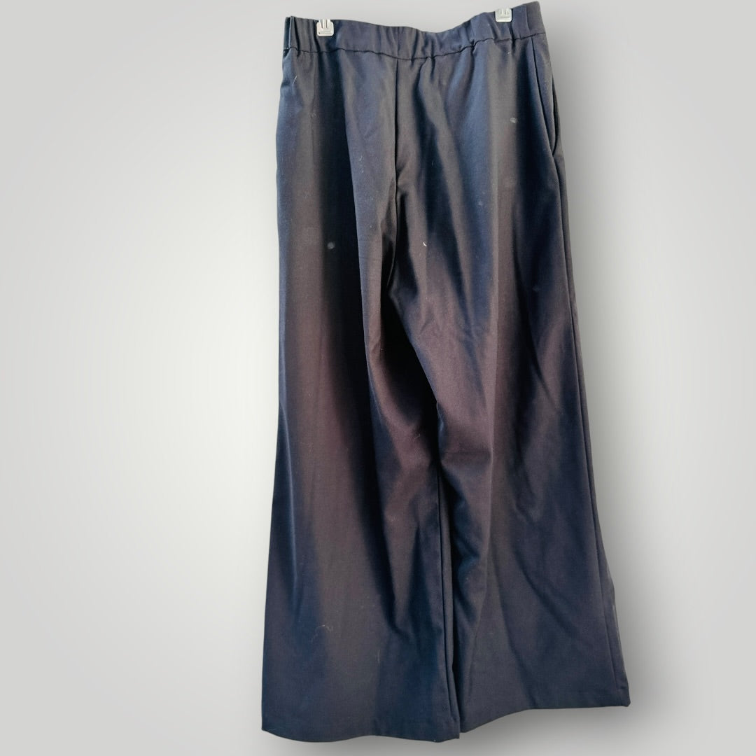 MOOCHI / glowed pant in black / wide leg trousers / 10 (3927971346580830022)
