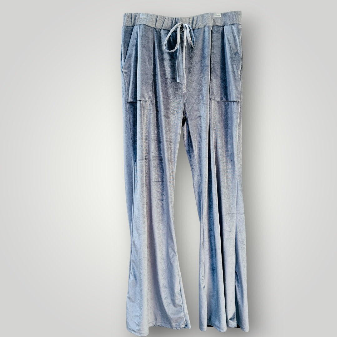 SILVER / velour pants / s/m (3927971363900204573)