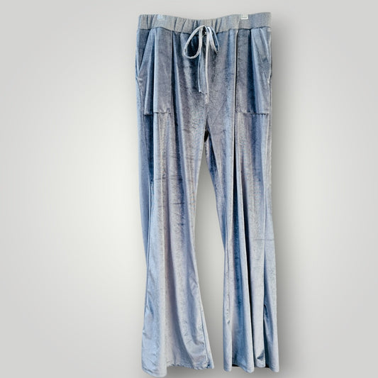 SILVER / velour pants / s/m (3927971363900204573)