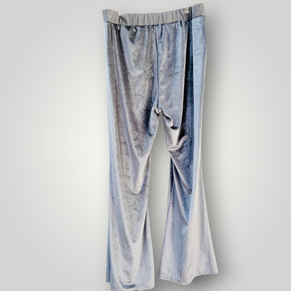 SILVER / velour pants / s/m (3927971365696230052)