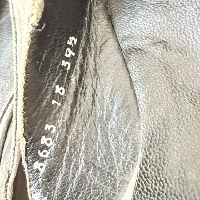 Paula Ryan - Silver Metallic Slip-On Mules - NZ Made - Size EU 39.5 (NZ 8.5) - (3928058845922717710)