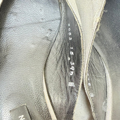 Paula Ryan - Silver Metallic Slip-On Mules - NZ Made - Size EU 39.5 (NZ 8.5) - (3928058847730664852)
