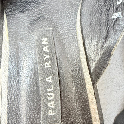 Paula Ryan - Silver Metallic Slip-On Mules - NZ Made - Size EU 39.5 (NZ 8.5) - (3928058848900078811)