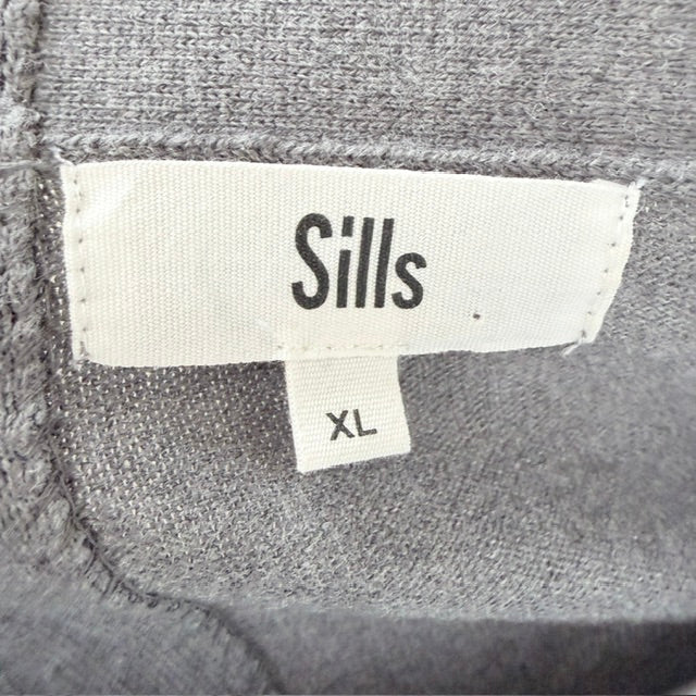 Sills - Organic Cotton Cashmere Crewneck Jumper - Grey - Size XL (3928077690915362806)