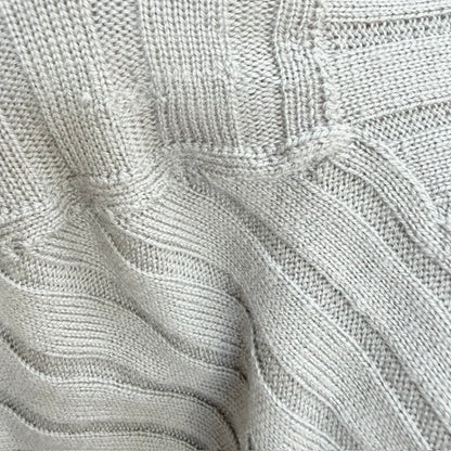 Untouched World - Sylvie Tee - Khaki Glenthorne Merino Knit Top - NZ Made - M (3928077719767155354)