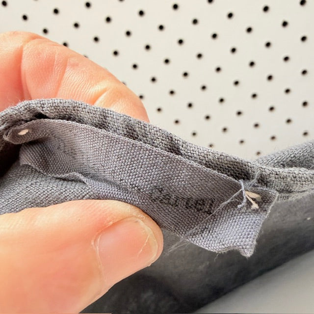 The Italian Cartel - Boxy Blouse - Grey Linen - Italy Made - Size S (3928077740242298324)