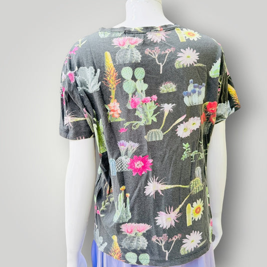 Stolen Girlfriends Club - Cactus Floral Graphic Tee - Size 10 (3928077902349639491)