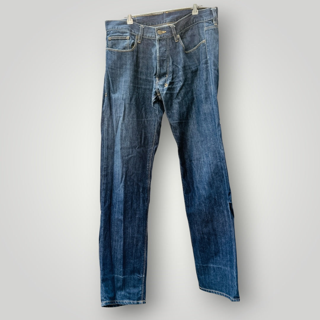 Ksubi - Relaxed Straight Leg Denim Jeans - Indigo Blue - Size 34 (3928666413670318768)