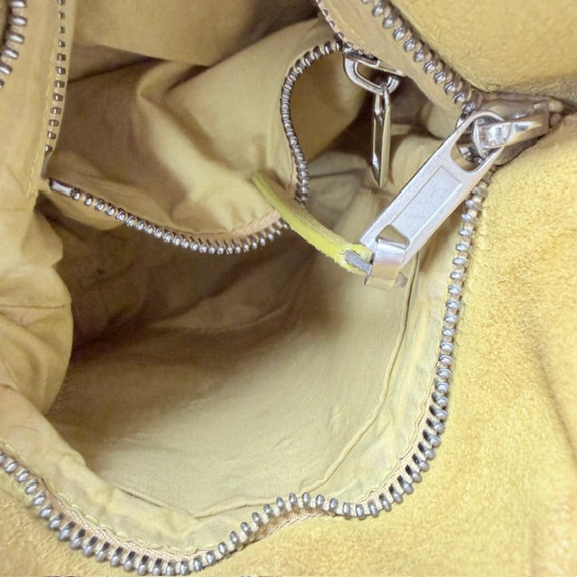 Rick Owens - Leather Crossbody Pouch Bag - Chartreuse Yellow (3928680035990563299)