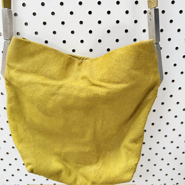 Rick Owens - Leather Crossbody Pouch Bag - Chartreuse Yellow (3928680039985034625)