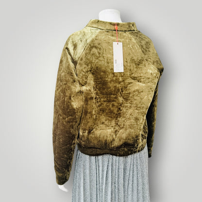 Trelise Cooper - Velvet 'Cake Over The Top' Top - gold - Size M / BNWT (3928682217045092000)