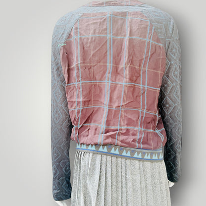 Nom*d  - Long Sleeve Printed Top - Made in NZ - Size S (3928682245961789643)