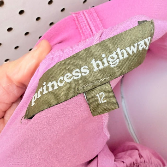 Princess Highway - Tiered Polka Dot Tulle Skirt - Hot Pink - Size 12 (3928749441454101488)
