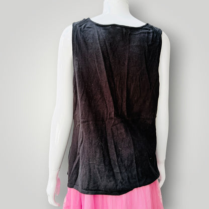 Coldwater Creek - Silk Tank Top - Black - Size XL (3928749700834006156)