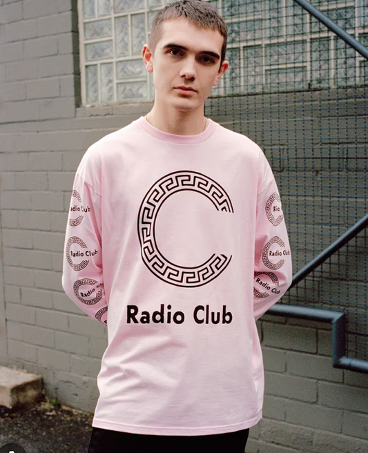 Carhartt WIP x Perks and Mini - Radio Club Logo Sweatshirt - White - Size L (3928843281561108004)