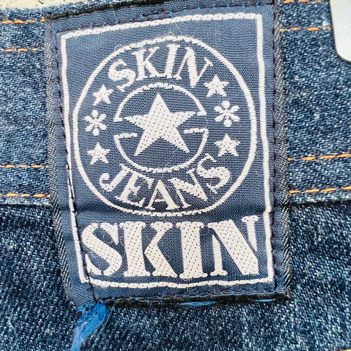 authentic 1980s SKIN jeans / made in nz / s/m