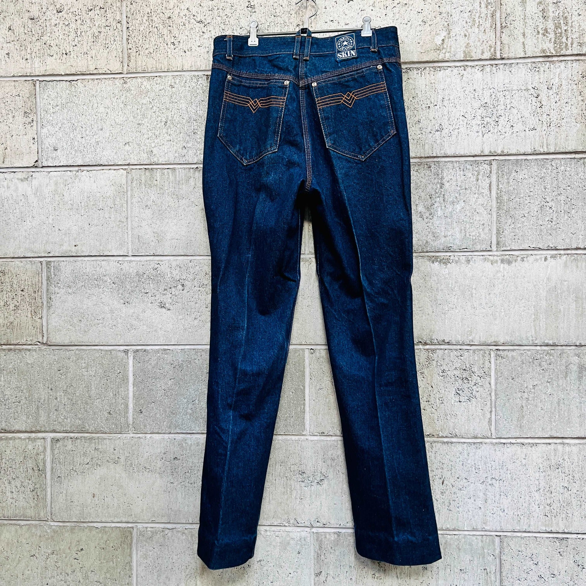 authentic 1980s SKIN jeans / made in nz / s/m