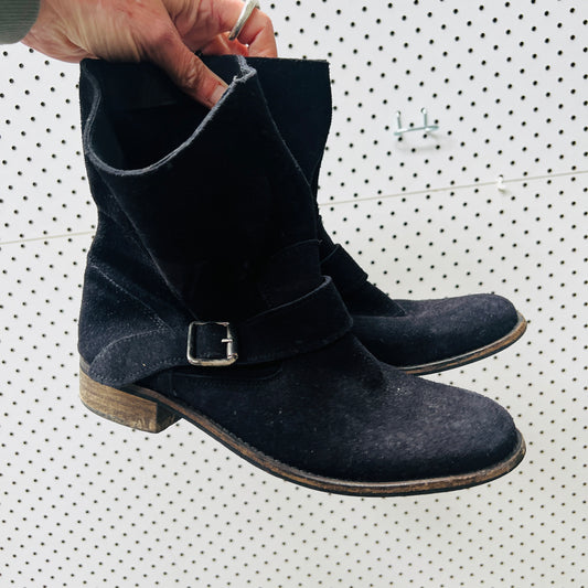 LA REDOUTE / leather engineers' boots / 40